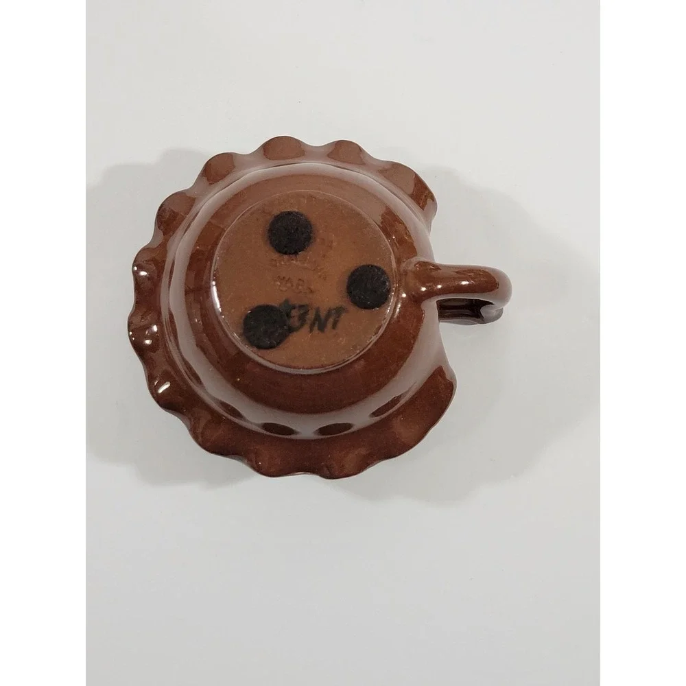 Watcombe Pottery Set Teapot Candle Holder Tray Motto Ware Torquay England